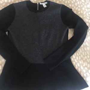 Black/gray cashmere